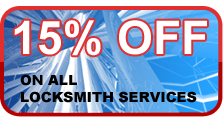 15% Off on all locksmith services